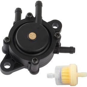 Vacuum Fuel Pump 49040-7001 with Fuel Filter Fits for Kohler 17HP-25HP Honda John Deere Briggs and Stratton Kawasaki Yamaha Small Engine Lawn Mower Replace OEM# 491922 691034 692313 808492 808656