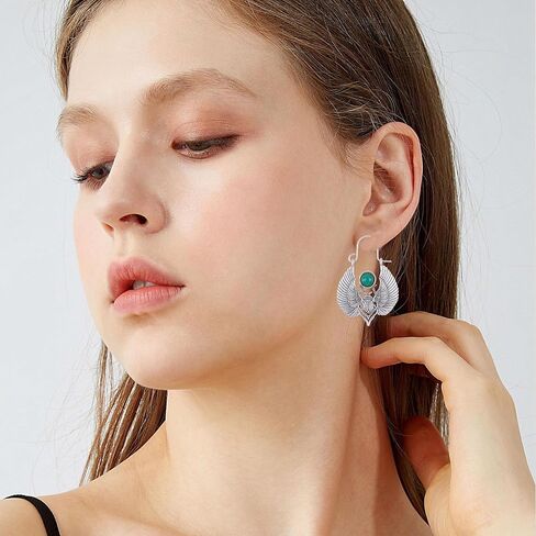 Moth Butterfly Hoop Earrings Moth Earrings Gothic Witch Earrings Christmas Jewelry Gift For Women in Saudi Arabia