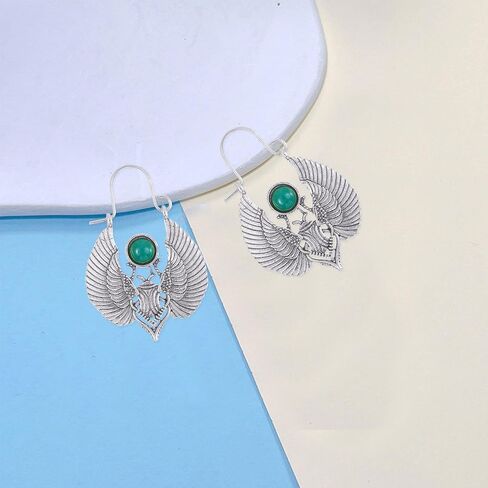 Moth Butterfly Hoop Earrings Moth Earrings Gothic Witch Earrings Christmas Jewelry Gift For Women in Saudi Arabia