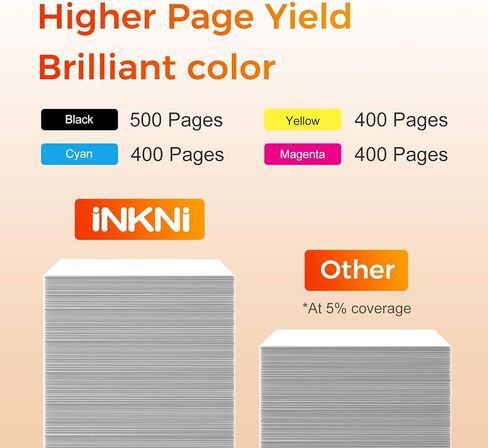 InkNI 702XL 702 Ink Cartridges Combo Pack Remanufactured for Epson 702 XL 702XL Ink Cartridges for Printer Workforce Pro WF-3720 WF-3730 WF-3733 Printer Ink cartridges (Black Color 4 Pack) in Saudi Arabia