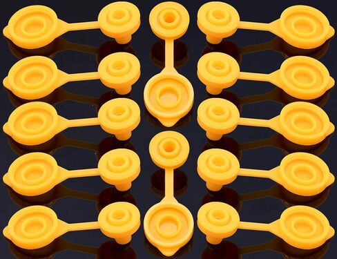 6PCS Gas Can Vent Cap, Gas Can Vent Plug plastic Gas Can Vent Caps for Most of Cans Old Style Water Gas Jug, Gas Can Gallon Vents, Fuel Can Vent Cap(Yellow) in Saudi Arabia