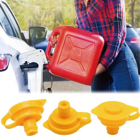 6PCS Gas Can Vent Cap, Gas Can Vent Plug plastic Gas Can Vent Caps for Most of Cans Old Style Water Gas Jug, Gas Can Gallon Vents, Fuel Can Vent Cap(Yellow) in Saudi Arabia