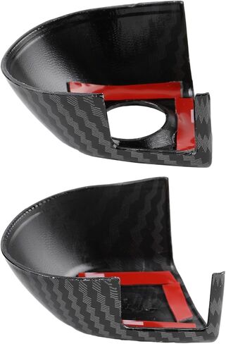 غطاء مقبض الباب الخارجي من ألياف الكربون ABS متوافق مع BM E87 90 91 92 93 متوافق مع F30 X1 X2 X3 X4 X5 X6 حزمة من 4 قطع أمامية وخلفية يسار ويمين in Kuwait