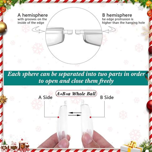 12 جهاز كمبيوتر شخصى 3.15 بوصة عيد الميلاد الحلي واضحة للحرف اليدوية عيد الميلاد واضحة زخرفة أقراص كرات بلاستيكية الحلي كرات عيد الميلاد المسطحة الحلي البيضاوية DIY شفافة لحفل زفاف عيد ميلاد in Kuwait