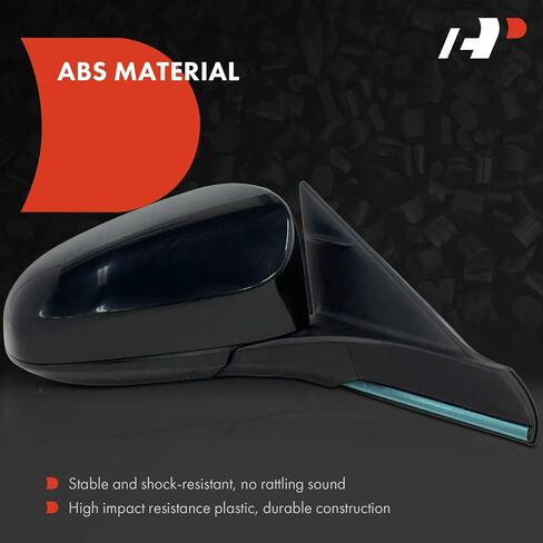 A-Premium Passenger Side Power Door Mirror - Compatible with Toyota Camry 2015 - Heated Manual Folding Black Outside Rear View Mirror with Blind Spot Detection - Replace# 8790106050 in Saudi Arabia