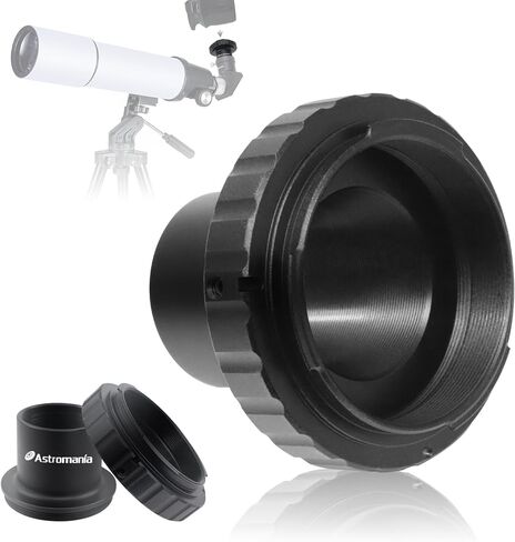 Astromania T-ring و M42 إلى 1.2 بوصة محول تلسكوب (T-Mount) لجميع كاميرات Canon EOS SLR/DSLR in Kuwait