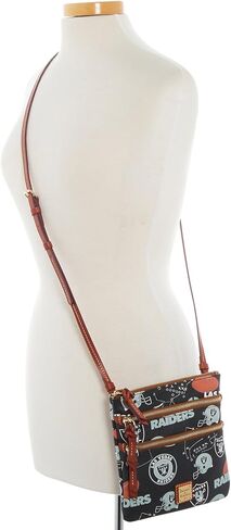 Dooney & Bourke Handbag, NFL Raiders North South Triple Zip Crossbody in Saudi Arabia
