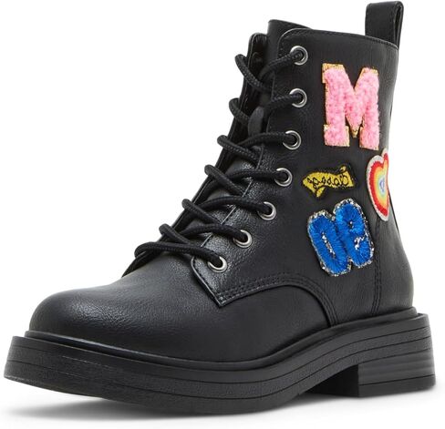 Steve Madden Girl's Nolita (Little Big Kid) Combat Boot in Saudi Arabia