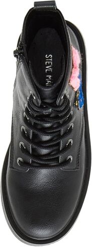 Steve Madden Girl's Nolita (Little Big Kid) Combat Boot in Saudi Arabia