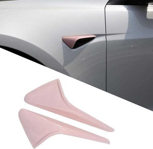 for Tesla HW 4.0 Turn Signal Side Camera Cover 2PCS Side Camera Protection Cover for Pink Tesla Model 3 Accessories for PinkTesla Model Y Accessories 2024 Camera Cover (Pink) in Kuwait