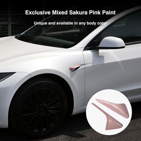 for Tesla HW 4.0 Turn Signal Side Camera Cover 2PCS Side Camera Protection Cover for Pink Tesla Model 3 Accessories for PinkTesla Model Y Accessories 2024 Camera Cover (Pink) in Kuwait