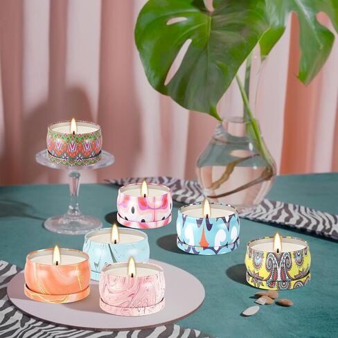 Onebird Set of 16 Scented Candle Gift Set,Natural Pure Soy Wax Aromatherapy Candles Essential Oils for Home and Women in Saudi Arabia