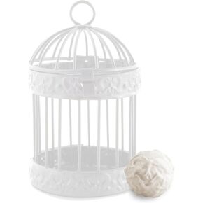 Weddingstar Miniature Round Birdcage Favors in White - Pack of 4