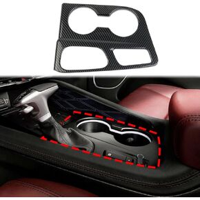 crosselec Carbon Fiber Central Control Gear Shift Panel Trim Fit for Dodge Durango (2014-2017)