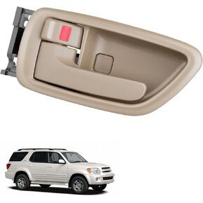 8063 Beige Interior Door Handle Front/Rear Right Passenger Side for 2000-04 Toyota Avalon 01-07 Toyota Sequoia 04-06 Toyota Tundra (Crew Cab Only) OE# 69205AC010E1,69205-0C030-E1
