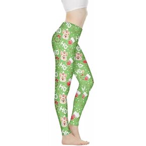 PZZ BEACH Yoga Leggings High Waist Scrunch Booty Pants, Athletic Wear Novetly Pattern Fitness Long Pants