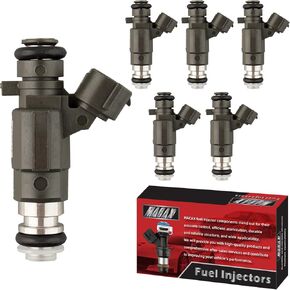 Set of 6 Fuel Injectors 166005L700 FJ653 Replacement Compatible with Infiniti G35 350Z Pathfinder QX4 Maxima 3.0L 3.5L - Replaces 84212240 FIJ0020 FBJC100