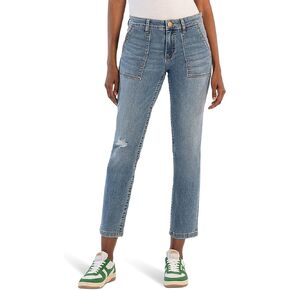 KUT from the Kloth Women's Stevie Straight Leg-porck Chop Pkts
