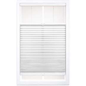 DEZ FURNISHINGS Cordless 1.5" Light Filtering Top Down Bottom Up Cellular Shade, 33"W x 72"H, White