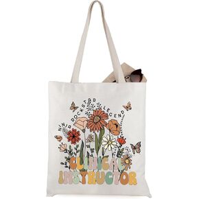 WCGXKO Clinical Instructor Gift Nurse Instructor Appreciation Medical Thank You Tote Bag