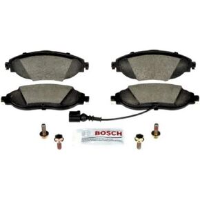 BOSCH BC1633 QuietCast Premium Ceramic Disc Brake Pad Set - Compatible with Select Audi S3; Volkswagen CC, Golf R, GTI, Jetta; FRONT