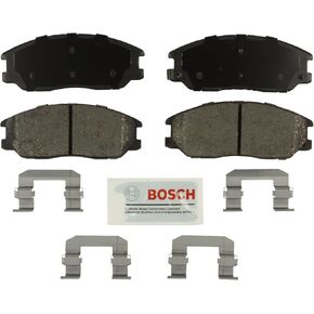 BOSCH BE955H Blue Ceramic Disc Brake Pad Set With Hardware - Compatible With Select Kia Sorento; FRONT