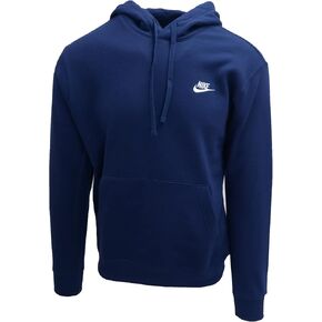 Nike Pull Over Hoodie, Midnight Navy/Midnight Navy/White, Large