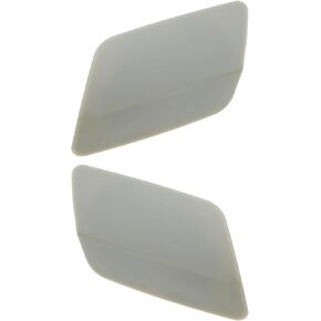 1 Pair of Headlight Washer Nozzles Cover Front Bumper Headlight Washer Jet Spray Nozzle Cap 61677253393 Left Right Compatible with BMW E92 E93 LCI 2010-2013