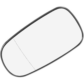 for Saab 9-5 9-3 9-3X Rearview Driver Left Side Heated Mirror Glass Double Curved with Backing Plate 12795600