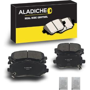 8Pcs Front Rear Ceramic Disc Brake Pads Set Compatible with 2008-2012 for Chrysler Town Country,2008-2012 for Dodge Grand Caravan,2009-2013 for Dodge Journey,2009-2012 for Volkswagen Routan