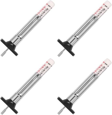 Tire Tread Depth Gauge, Tread Depth Gauge, Tire Gauges, Color Coded Tire Depth Gauge, Tire Tread Gauge, Tire Tread Depth Accurate Measurement Tools by PROND (White Type - 4PCS) in Kuwait