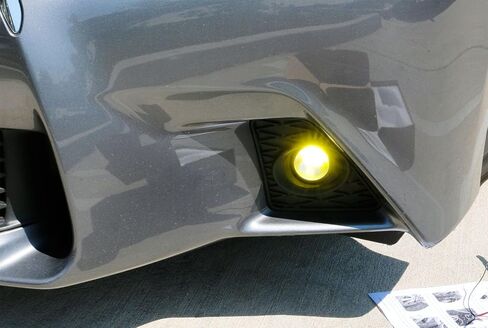 iJDMTOY 6000K Xenon White F-Sport 15W High Power Projector LED Fog Light Kit w/Bezel Covers Compatible with 2013-2015 Lexus GS350 GS460 GS450h in Saudi Arabia