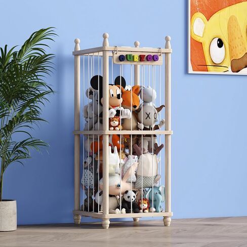 Stuffed Animal Storage Toy Storage Organizer Upgraded Stuffed Animal Organizer from Plushie Net Stuffed Animal Hammock Playroom Essentials Pet Storage Organize your Teddy and Stuffy Collection in Saudi Arabia