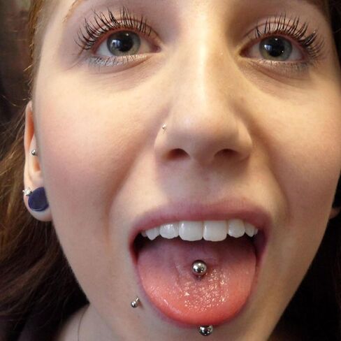 14G F136 Titanium Tongue Rings Hypoallergenic Tongue Piercings Barbells White Opal Diamond Internally Threaded Tongue Rings Pierercing Jewewelry for Women Men 16mm 5/8 inch in Saudi Arabia