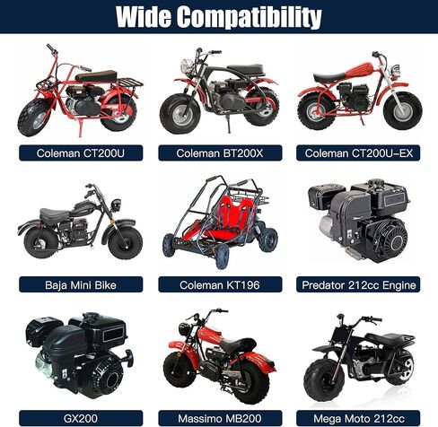 PWK 28mm Carburetor Carb Throttle Assembly Jet Kit for Predator 212cc 224cc 196cc 6.5hp Coleman CT200U CT200U-EX BT200X Baja Warrior MB200 Mini Bike KT196 Go Kart GX160 High Parts in Kuwait