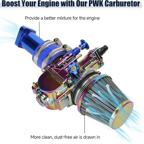 PWK 28mm Carburetor Carb Throttle Assembly Jet Kit for Predator 212cc 224cc 196cc 6.5hp Coleman CT200U CT200U-EX BT200X Baja Warrior MB200 Mini Bike KT196 Go Kart GX160 High Parts in Kuwait