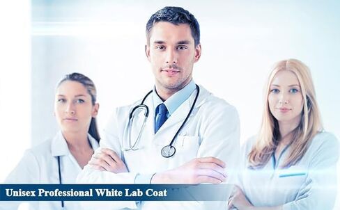 Men's Cotton Lab Coats (MEDIUM) in Saudi Arabia