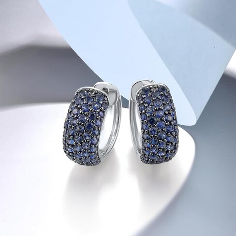 أقراط متدلية من الفضة الإسترليني عيار 925 من سانتوزا، أقراط هاجي متعددة الصفوف للنساء in Kuwait