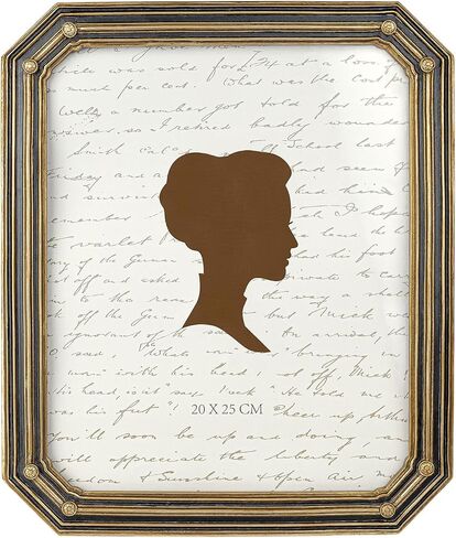 AELS 4x6 Inch Vintage Picture Frame, Elegant Antique Photo Frames with Glass Front, Photo Display, Tabletop Wall Hanging, Gift Ideas, Gold and Black Polygon in Kuwait