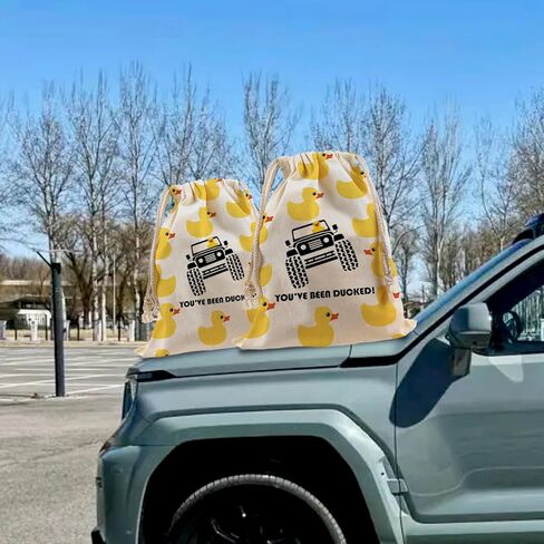 LANBAIHE You've been Ducked، مجموعة بطة البط، مجموعة 91 قطعة، 20 بطاقة بطة، 20 بطة مطاطية صفراء، 50 شريطًا مطاطيًا، 1 حقيبة بطة برباط، هدية لأي متحمس للبط (بطة مطاطية صفراء 02) in Kuwait