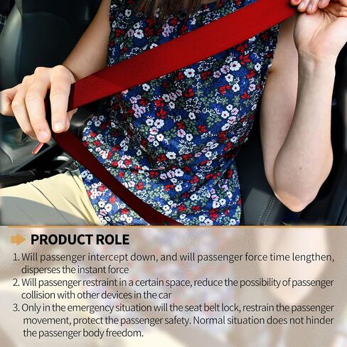 2PCS Universal 3Pt Adjustable Retractable Lap for Go Kart,Club Golf Cart,SUV,Cars Minivan,UTV (Red) in Saudi Arabia