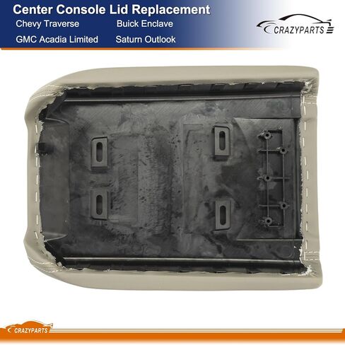 غطاء وحدة التحكم المركزية مناسب لـ 2007-2017 Chevy Traverse، Enclave، Acadia Front Floor Console قطعة بديلة لمسند الذراع # 22905370 in Kuwait