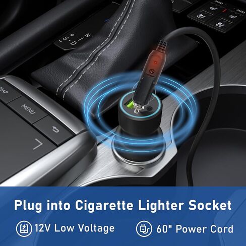 VINGVO Heated Car Blanket, 12V Car Electric Blanket, Flannel Sherpa Machine Washable Heating Throw, 3 Heating Levels Electric Blanket for Car, Truck, SUV, RV 59" x 39.4" in Saudi Arabia