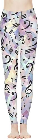 PZZ BEACH Yoga Leggings High Waist Scrunch Booty Pants, Athletic Wear Novetly Pattern Fitness Long Pants in Saudi Arabia