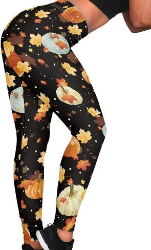 PZZ BEACH Yoga Leggings High Waist Scrunch Booty Pants, Athletic Wear Novetly Pattern Fitness Long Pants in Saudi Arabia