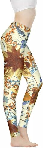 PZZ BEACH Yoga Leggings High Waist Scrunch Booty Pants, Athletic Wear Novetly Pattern Fitness Long Pants in Saudi Arabia