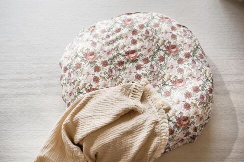 Little Jump Newborn Lounger Cover, Removable Ultra Soft Comfortable Slipcover for Infant Lounger Pillow(Boho Blossom) in Saudi Arabia