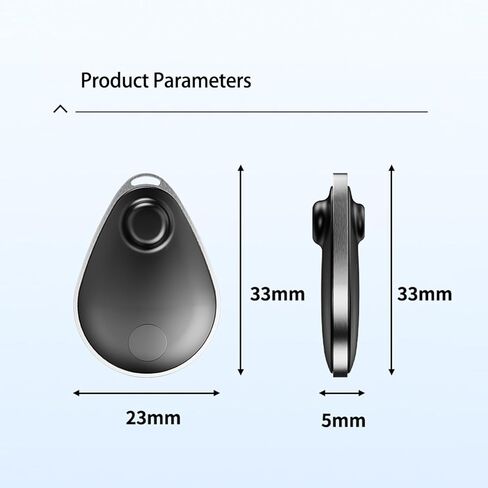 Utag Hidden GPS Tracker 2 Pack,Tracker Works with Apple Find My (iOS only),Lost Mode,Suitable for Backpack,Phone,and More,Water Resistant Black in Saudi Arabia