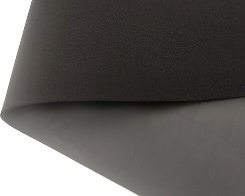 5mm Smooth Skin Rubber Neoprene Fabric, Scuba Wetsuit Fabric, Aquatic Material, Medical & Marine Grade (Black, 1' x 2') in Saudi Arabia