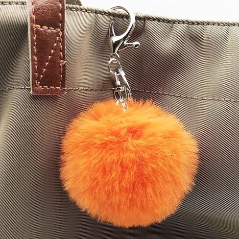 Unpafcxddyig 5 Pieces Poms Keychains Fluffy Ball Faux Fur Pom Pom Keyring for Women in Saudi Arabia